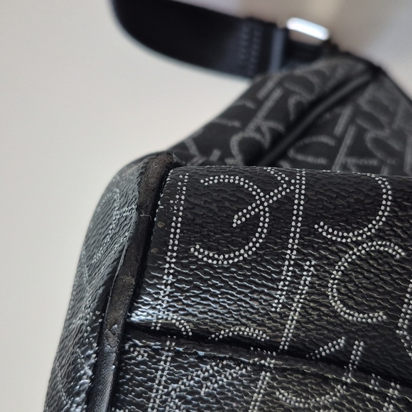 Calvin Klein Monogram Black Crossbody Bag - Picture 7 of 14